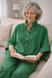 Effortless Cotton Linen 2-Piece Set | Tracked Shipping