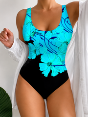 Vacation Square Collar One Piece | Tracked Shipping