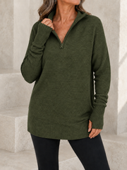 The Everyday Half-Zip Knit | Tracked Shipping