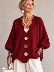 FLASH SALE - Polished Comfort Button Cardigan | Tracked Shipping