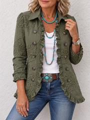 FLASH SALE - Everyday Ruffle Jacket | Tracked Shipping
