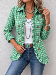 FLASH SALE - Everyday Ruffle Jacket | Tracked Shipping