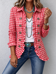 FLASH SALE - Everyday Ruffle Jacket | Tracked Shipping