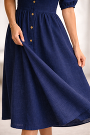 FLASH SALE - Peter Pan Collar Midi Dress | Tracked Shipping
