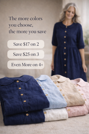 FLASH SALE - Peter Pan Collar Midi Dress | Tracked Shipping