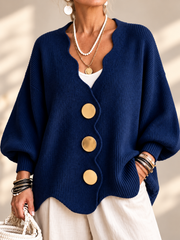 FLASH SALE - Polished Comfort Button Cardigan | Tracked Shipping
