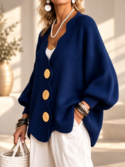 FLASH SALE - Polished Comfort Button Cardigan | Tracked Shipping
