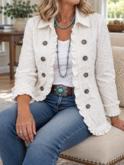 FLASH SALE - Everyday Ruffle Jacket | Tracked Shipping