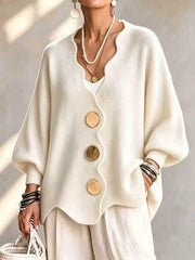 FLASH SALE - Polished Comfort Button Cardigan | Tracked Shipping