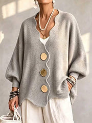 FLASH SALE - Polished Comfort Button Cardigan | Tracked Shipping